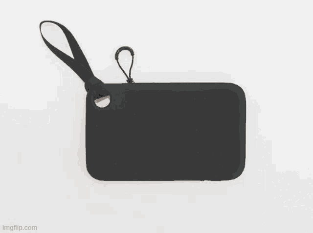 a black via via item with a black strap