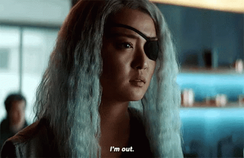 Rose Wilson Ravager GIF - Rose Wilson Ravager Im Out GIFs