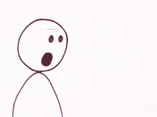 a cartoon of a person drinking red liquid from a straw .