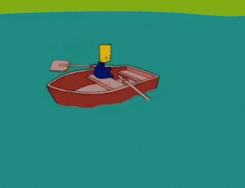 Rowing Boat GIF - Rowing Boat Simpsons GIFs