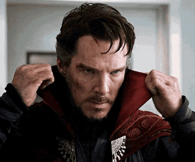 Doctor Strange Fix GIF - Doctor Strange Fix Wipe Tear GIFs