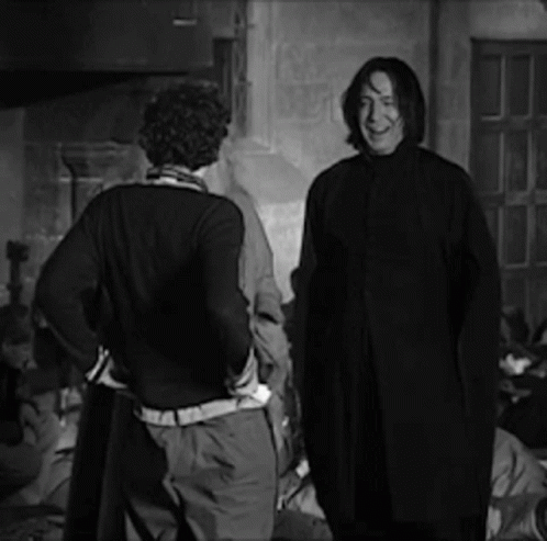 Severus Snape Laughing GIF - Severus Snape Laughing Laugh GIFs