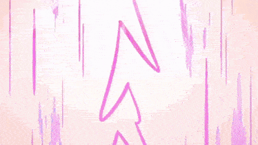 a pink and purple cartoon character is dancing on a purple background .