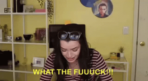 Ashley Ippolito Reacts By Ash GIF - Ashley Ippolito Reacts By Ash Wtf GIFs
