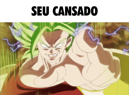 a picture of a cartoon character with the words seu cansado on the top