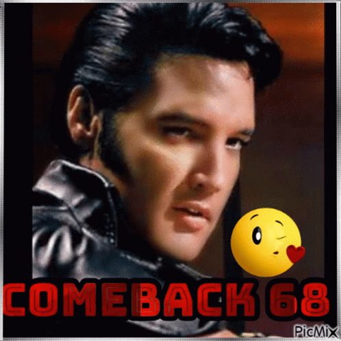 Elvis Presley Kiss Emoji GIF - Elvis Presley Kiss Emoji Comeback GIFs