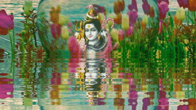 Lord Shiva Water GIF - Lord Shiva Water Smile GIFs