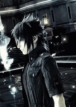 a black and white photo of a man in a video game