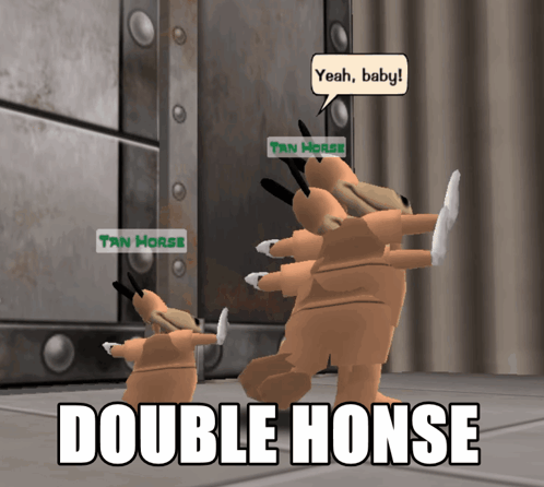 Tan Horse Toontown GIF - Tan Horse Toontown Double Honse GIFs