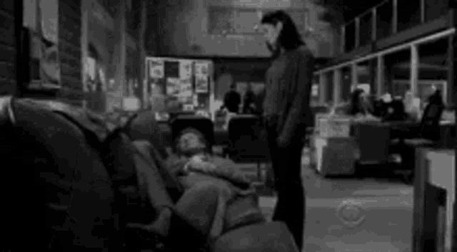 Black And White Wake Up GIF