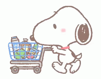 Snoopy Grocery GIF - Snoopy Grocery GIFs