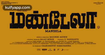 Mandela Title.Gif GIF - Mandela Title Mandela Movie Yogi Babu GIFs