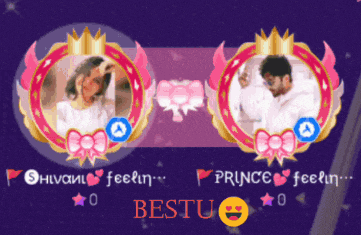 a picture of a man and a woman with the name bestu on it