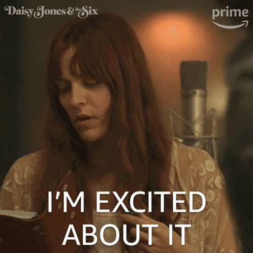 I'M Excited About It Daisy Jones GIF - I'M Excited About It Daisy Jones Riley Keough GIFs