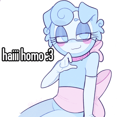 a drawing of a person with haiii homo 3 written on the bottom