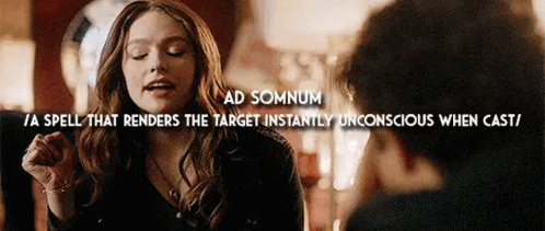 Ad Somnum Hope Mikaelson GIF - Ad Somnum Hope Mikaelson GIFs