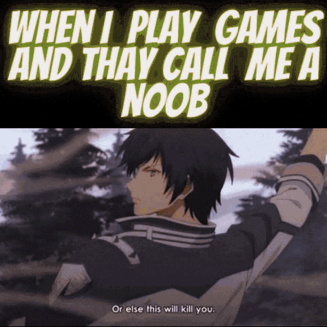 Noob Anime GIF - Noob Anime Meme GIFs