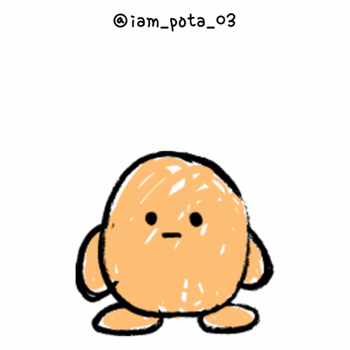 a drawing of a potato with an angry face and the name iam_pota_03