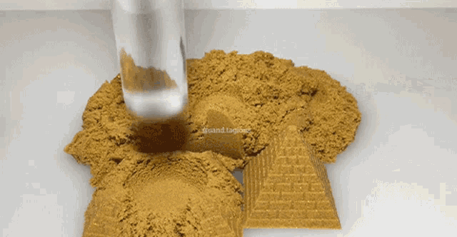 Smashing Kinetic Sand Sand Tagious GIF - Smashing Kinetic Sand Sand Tagious Crushing GIFs