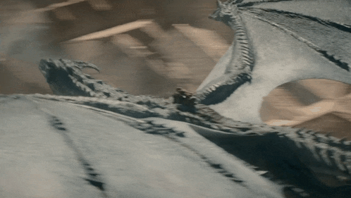 a close up of a dragon 's wings with a blurry background