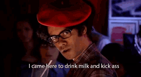 Drink Milk And Kick Ass GIF - Drink Milk And Kick Ass GIFs