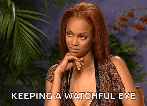 Tyra Banks Watching GIF - Tyra Banks Watching Staring GIFs