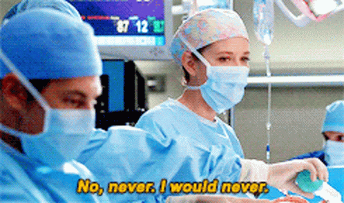 Greys Anatomy April Kepner GIF - Greys Anatomy April Kepner No Never GIFs