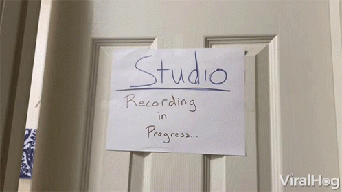 Studio Recording In Progress Ben Rider GIF - Studio Recording In Progress Ben Rider Viralhog GIFs