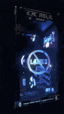 a box that says ' lames ' on the front of it