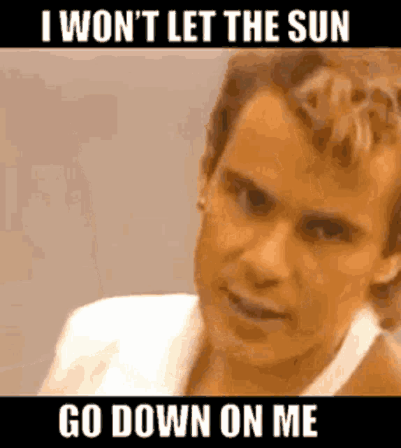 Nik Kershaw I Wont Let The Sun GIF - Nik Kershaw I Wont Let The Sun Go Down On Me GIFs