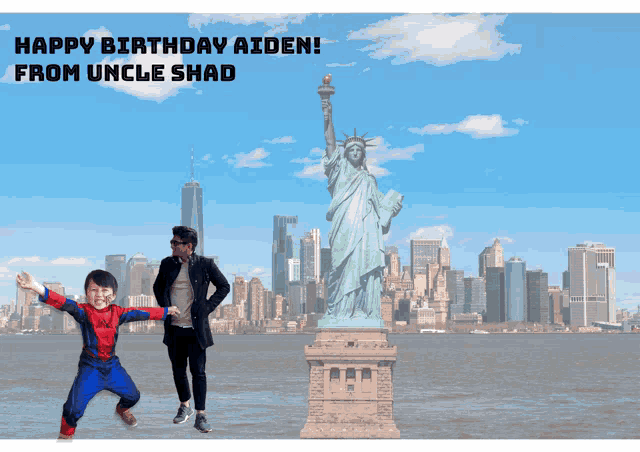 a happy birthday aiden from uncle shad poster