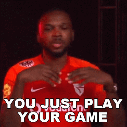 You Just Play Your Game Mister Crimson GIF - You Just Play Your Game Mister Crimson Giants Gaming GIFs