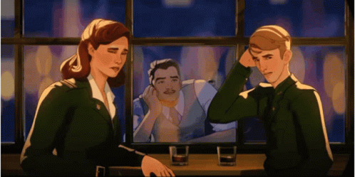 Dissapointed Steve And Peggy GIF - Dissapointed Steve And Peggy Howard Stark GIFs