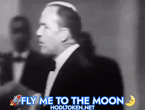 Fly Me To The Moon Hodl GIF