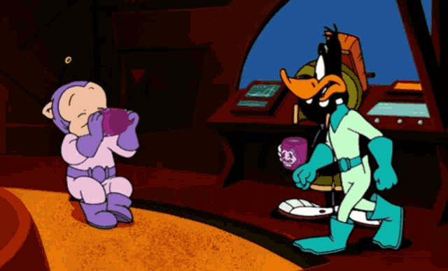Duck Dodgers Looney Tunes GIF - Duck Dodgers Looney Tunes Daffy Duck GIFs