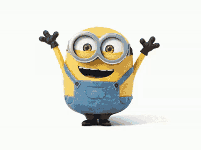 a picture of a minion with the words acte on the bottom