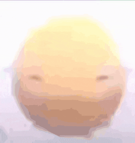 a smiley face with a globe in its mouth and the letter h on it
