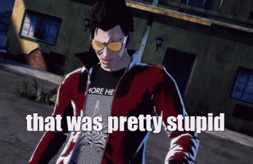 No More Hero No More Heroes GIF - No More Hero No More Heroes That Was Stupid GIFs