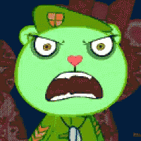a cartoon of a green bear wearing a military uniform