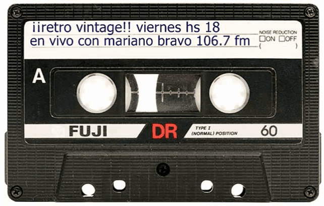 a cassette tape that says fuji on the front
