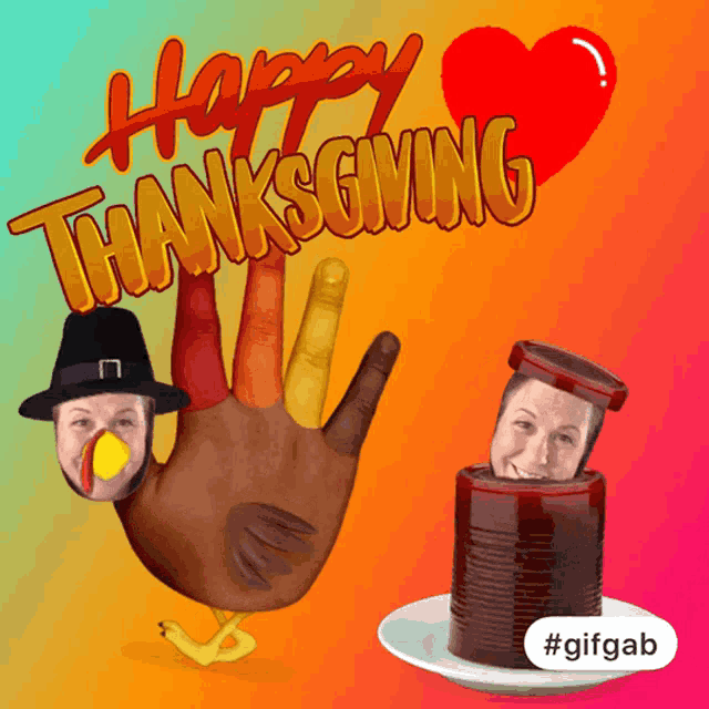 a thanksgiving greeting card with a turkey and a jar of jam