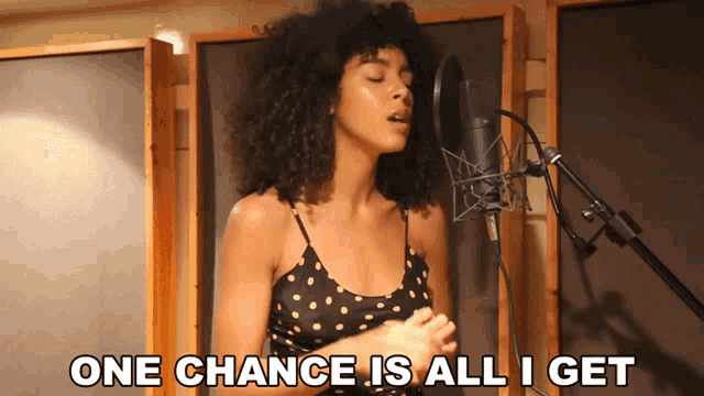 One Chance Is All I Get Arlissa Ruppert GIF - One Chance Is All I Get Arlissa Ruppert Arlissa GIFs