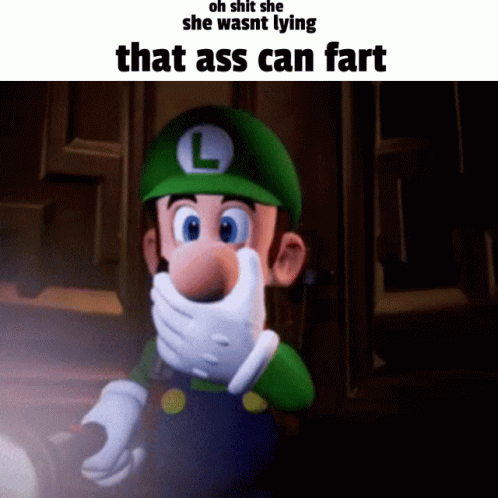 That Ass Can Fart Farting GIF - That Ass Can Fart Farting Luigi GIFs