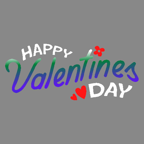 a valentine 's day greeting card with hearts and the words happy valentines day