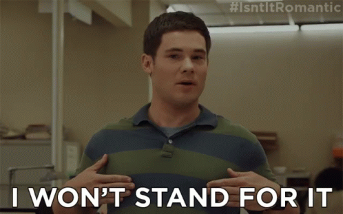 I Wont Standing Up GIF - I Wont Standing Up Nope GIFs