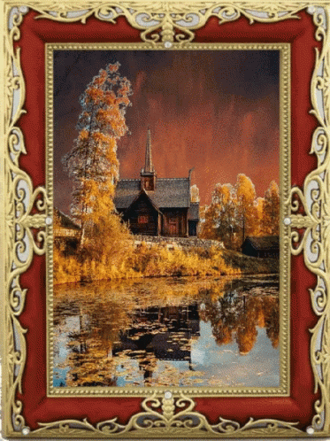 Avond Autumn GIF - Avond Autumn Cabin GIFs