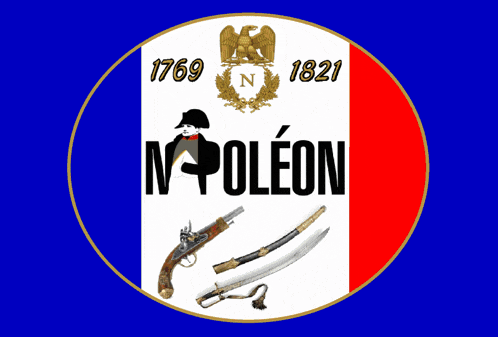 a collage of portraits of napoleon including one of him writing