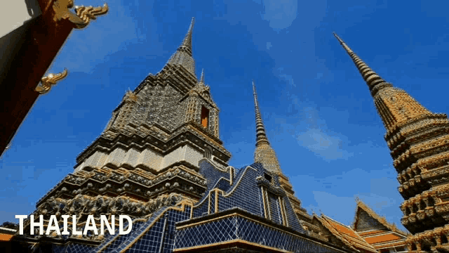 the word thailand is on the bottom of a picture
