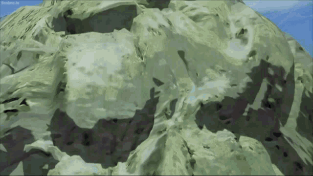 a computer generated image of a mountain with the word shadows on the bottom