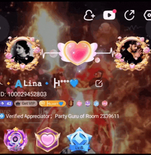 a screenshot of a video game with a girl and a man named alina